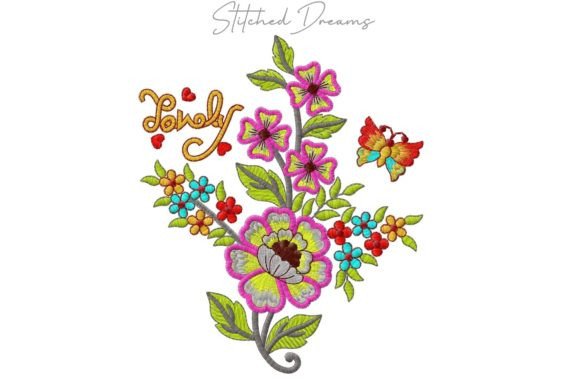 Gorgeous Blooms Embroidery Design